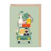 Kartki okolicznościowe i zaproszenia - Karnet okolicznościowy, nowożeńcy - miniaturka - grafika 1