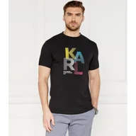 Koszulki męskie - Karl Lagerfeld T-shirt T-shirt | Regular Fit | Regular Fit - miniaturka - grafika 1