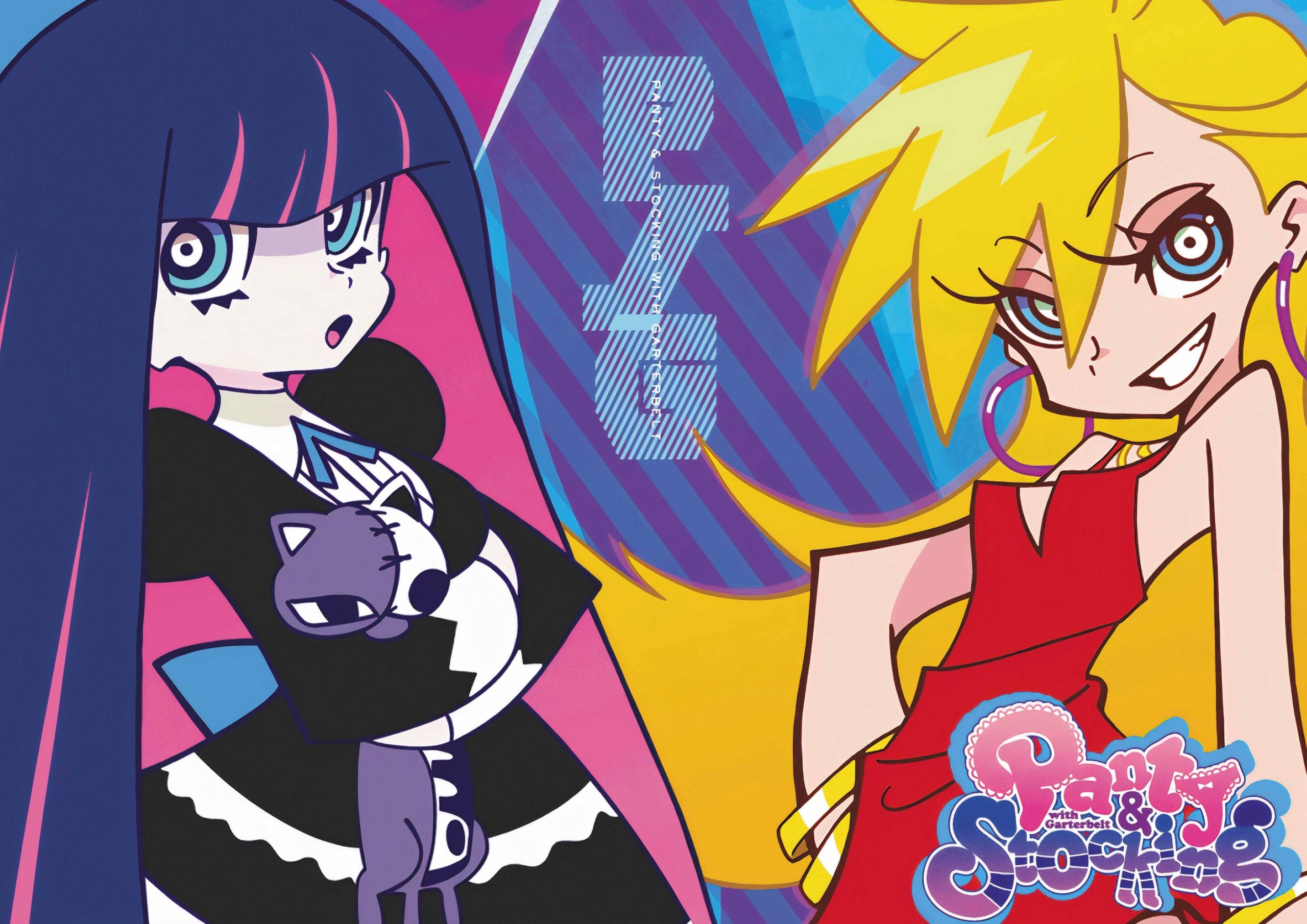 Plakat A3 Panty and Stocking with Garterbelt Anime