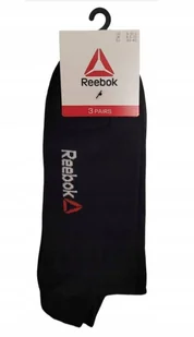Reebok stopki komplet 3-pack 3 szt. Skarpetki czarny rozmiar 40-42 - Skarpetki męskie - miniaturka - grafika 1