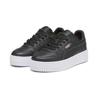 Buty dla dziewczynek - Młodzieżowe sneakersy Carina Street PUMA Black Rose Gold White Metallic - miniaturka - grafika 1