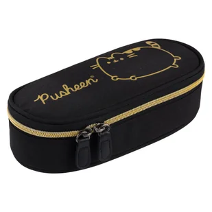 Piórnik saszetka z klapką Pusheen The Cat Piórnik Black Gold - Piórniki - miniaturka - grafika 1