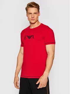 Koszulki męskie - Emporio Armani Underwear T-Shirt 111035 1P523 06574 Czerwony Regular Fit - grafika 1