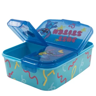 Stitch Pudełko Lunchbox Śniadaniówka 3 Komory - Lunch boxy - miniaturka - grafika 1