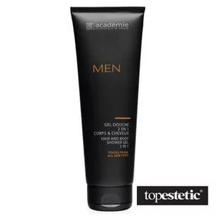 Academie Gel Douche 2en1 Corps et Cheveux Żel pod prysznic dla mężczyzn 2 w 1 do mycia ciała i włosów 250 ml - Kosmetyki do pielęgnacji twarzy męskie - miniaturka - grafika 1