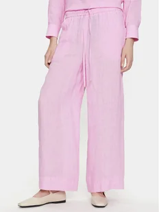 Marella Spodnie materiałowe Apogeo 2413131084 Różowy Regular Fit - Spodnie damskie - miniaturka - grafika 1