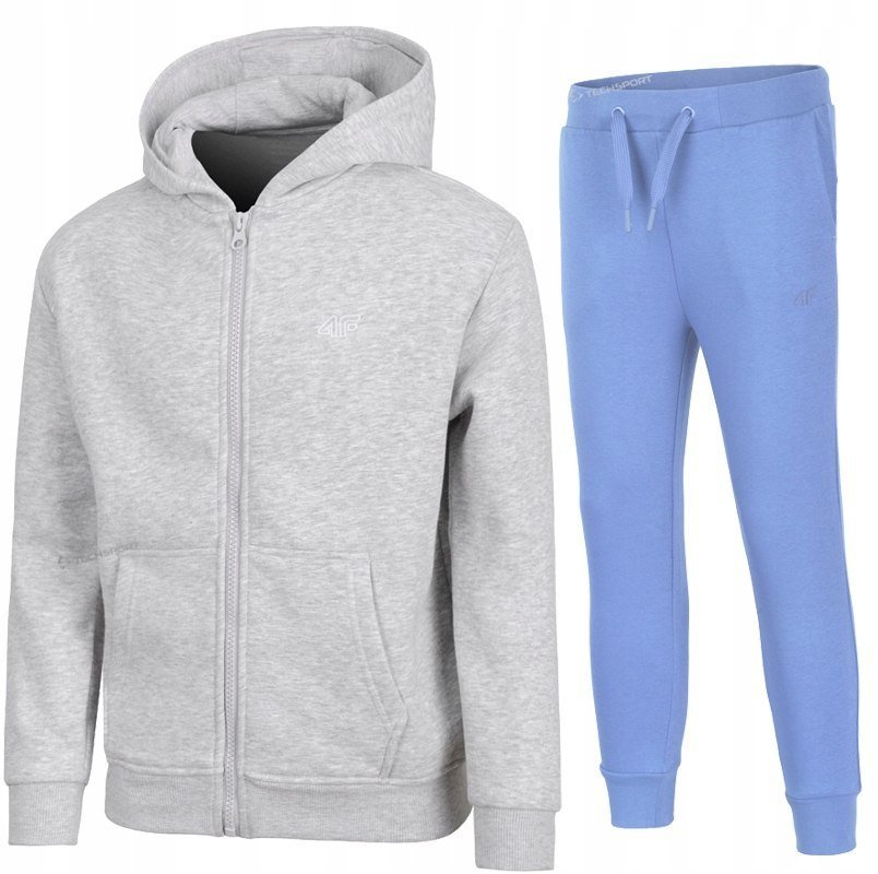 4F OCIEPLANY DZIEWCZÄCY DRES KOMPLET BLUZA SPODNIE / rozm 164