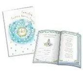 Pamiątka Pierwszej Komunii Świętej - Książeczka A5 Pamiątka Komunijna. Gołąb niebieska - miniaturka - grafika 1