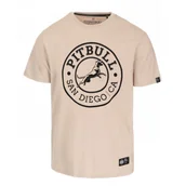 Odzież taktyczna i umundurowanie - PITBULL KOSZULKA Light Weight 170 Basic San Diego CA '25 - Jasnopiaskowa - miniaturka - grafika 1