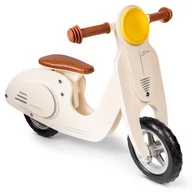 Samochody i pojazdy dla dzieci - New Classic Toys Skuter Biegowy Biały - miniaturka - grafika 1