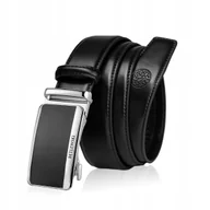 Paski - BETLEWSKI C35-BL CZARNY 100 Skórzany pasek męski ELITE - miniaturka - grafika 1