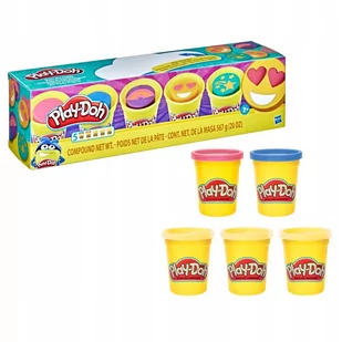 Hasbro Play Doh Radosne kolory 5-pak - Masy plastyczne - miniaturka - grafika 1