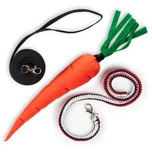 Lonża dla Hobby Horse - uwiąz i marchewka w zestawie  - Skippi - na prezent - Księgarnia OUTLET - miniaturka - grafika 1