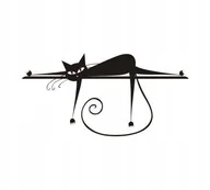 Naklejki na ścianę - Naklejka na ścianę dla dzieci kot kotki 32, 100x50 cm - miniaturka - grafika 1