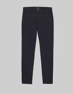 spodnie menfi granatowy slim fit - Spodnie męskie - miniaturka - grafika 1