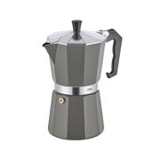Zaparzacze i kawiarki - Cilio Premium Kawiarka Aluminiowa Ciśnieniowa Classico Szara Kafetiera Na 6 Filiżanek Espresso - miniaturka - grafika 1
