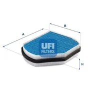 Filtry kabinowe - Filtr, wentylacja przestrzeni pasażerskiej UFI Filtry 34.270.00 - miniaturka - grafika 1