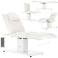 Stoły i łóżka do masażu - Łóżko do masażu elektryczne ogrzewane stół kosmetyczny salonu leżanka rehabilitacji Max - miniaturka - grafika 1