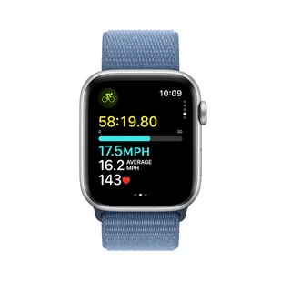 Apple Watch SE GPS Koperta 44mm Opaska sportowa Niebieski - Smartwatch - miniaturka - grafika 7
