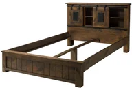 Łóżka - Łóżko Rama Railway Braun Mango Lakierowane 160X200 Cm B 8034 - miniaturka - grafika 1