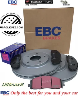 Przednie klocki Ultimax2 + tarcze hamulcowe 330mm EBC seria Premium Volkswagen Routan 2012- - Tarcze hamulcowe - miniaturka - grafika 1