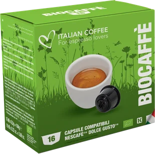 Bio 16 kapsułek do Dolce Gusto - Kawa w kapsułkach i saszetkach - miniaturka - grafika 1