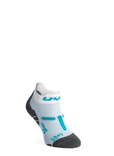 Skarpety damskie UYN Run 2in Socks - white/turquoise - Skarpety termoaktywne - miniaturka - grafika 1