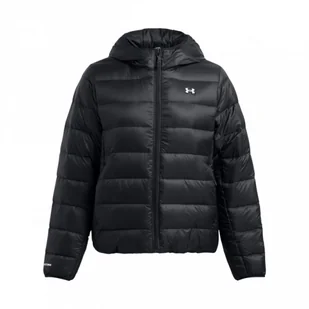 Damska kurtka z puchem naturalnym Under Armour Legend Down Hooded Jacket - czarna - Kurtki damskie - miniaturka - grafika 1