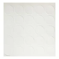 Zawiasy, okucia i inne akcesoria - U Zaślepka samoprzylepna BIAŁY (1)(listek=25szt) - miniaturka - grafika 1