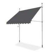 Markizy - Markiza balkonowa EASY Grey 300x130cm - Focus Garden - miniaturka - grafika 1