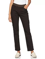 Spodnie damskie - RAPHAELA by BRAX Damskie spodnie jeansowe o kroju slim fit, styl Pamina stretch z gumowym ściągaczem, brązowy, 36W / 30L - miniaturka - grafika 1