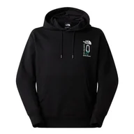 Bluzy męskie - Bluza męska The North Face Explore Gear 0A8F2KJK31 - czarna - miniaturka - grafika 1