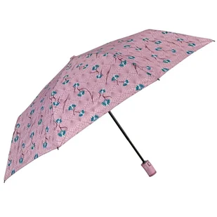 Parasol damski Perletti Technology Fantasia Loto automatyczny składany różowy - Parasole - miniaturka - grafika 1