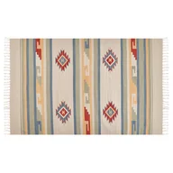 Dywany - Dywan bawełniany kilim 140 x 200 cm wielokolorowy APARAN - miniaturka - grafika 1
