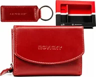 Portfele - Rovicky Zestaw prezentowy: skórzany portfel damski i brelok - Rovicky NoSize - miniaturka - grafika 1