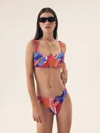 Stroje kąpielowe - Góra bikini typu top Jamaica Bloovii kolorowa abstrakcja M - miniaturka - grafika 1
