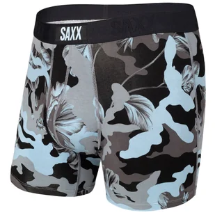 Bokserki męskie szybkoschnące SAXX VIBE Boxer Brief moro - niebieskie - Majtki męskie - miniaturka - grafika 1