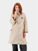 Kurtki damskie - Didriksons Parka Juno 504657 Beżowy Regular Fit - miniaturka - grafika 1