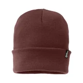 Czapki męskie - Czapka Jack Wolfskin RIB BEANIE mineral red - ONE SIZE - miniaturka - grafika 1