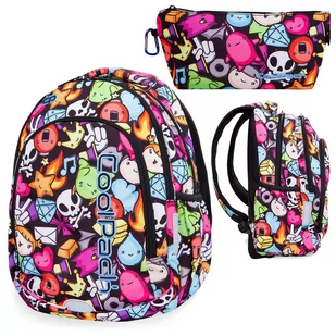 Patio Plecak Coolpack Prime (B25040) Doodle 28693CP - Plecaki szkolne i tornistry - miniaturka - grafika 1