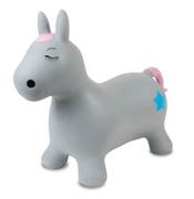 Jeździki dla dzieci - Sun Baby BABY Skoczek pony gumowy - szary J06.018.1.1 - miniaturka - grafika 1