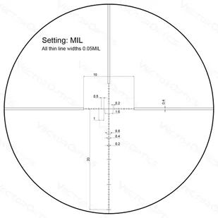 Vector Optics - Luneta Veyron 3-12x44 - 30 mm - First Focal Plane - SCFF-21 - Amunicja i osprzęt ASG - miniaturka - grafika 8