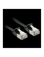 Kable komputerowe i do monitorów - LINDY Patchcord płaski Cat.6A, U/FTP, czarny, 2m (47482) - miniaturka - grafika 1