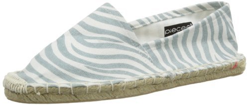 PIECES Damskie espadryle HAISHA ESPADRILLOS ZEBRA kremowy espadryle, kość słoniowa - Kość słoniowa krem C 198001-38 EU
