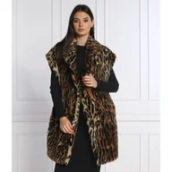 Kamizelki damskie - TWINSET Futrzany Bezrękawnik GILET | Regular Fit - miniaturka - grafika 1