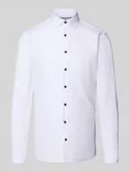 Koszule męskie - Koszula biznesowa o kroju Super Slim Fit z kołnierzykiem typu kent - miniaturka - grafika 1