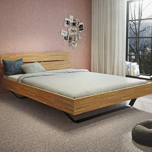 TARTAK MEBLE Łóżko RAYO TARTAK MEBLE drewniane Rozmiar 180x200 Wybarwienie Dąb olej PS2597_65823 - Łóżka - miniaturka - grafika 1