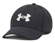 Czapki damskie - Czapka Under Armour z daszkiem BLITZING ADJ męska czarna - miniaturka - grafika 1
