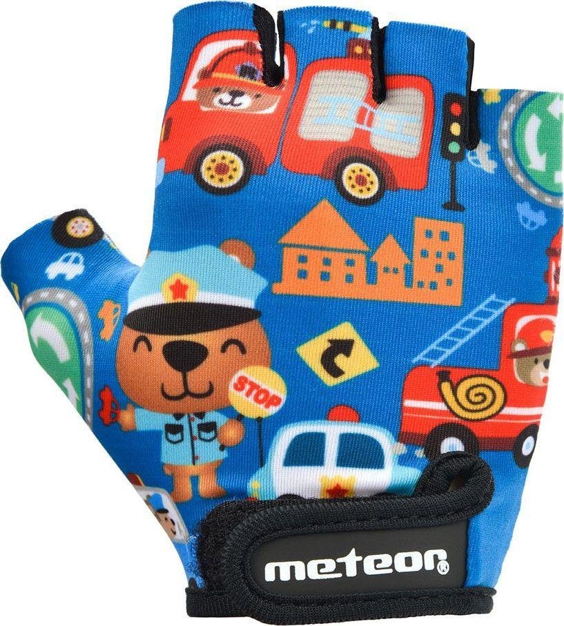Meteor Rękawiczki rowerowe Meteor Kids M Safe city Uniwersalny