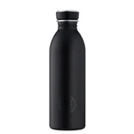 Shakery i bidony sportowe - 24BOTTLES URBAN BOTTLE butelka na wodę 0,5 l, Stone Tuxedo Black - miniaturka - grafika 1